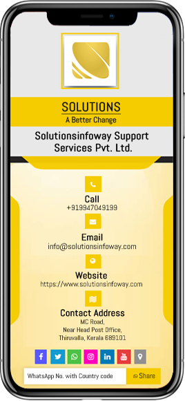 Elegance Digital Cards image layout of digital business card